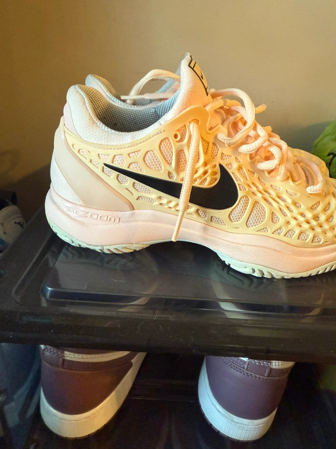 Nike Zoom Cage 3 Tennis Shoes- size 6.5- women’s- Peach - photo 5