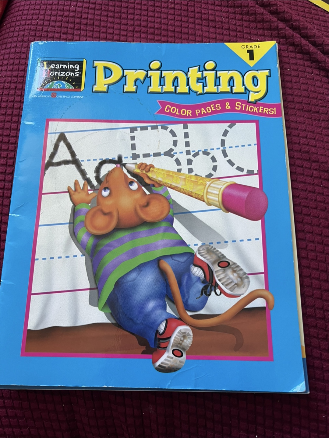 Learning Horizons Printing Grade 1 Workbook