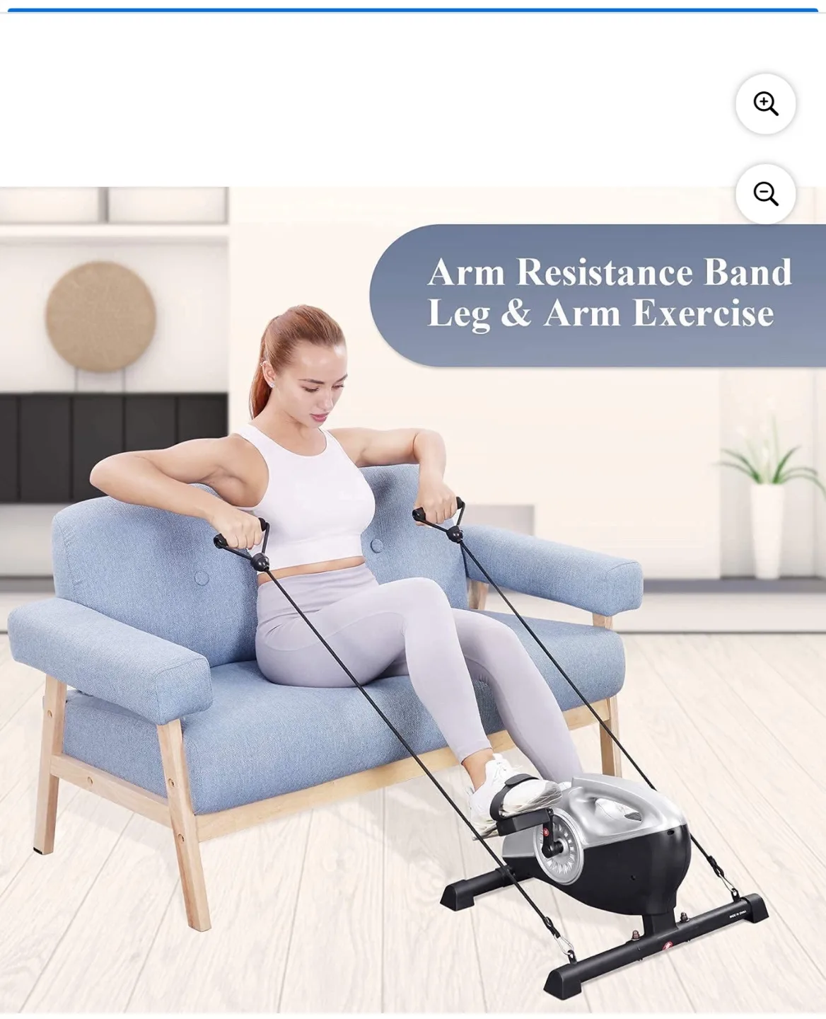 Portable Under Desk Bike Pedal Exerciser thumbnail