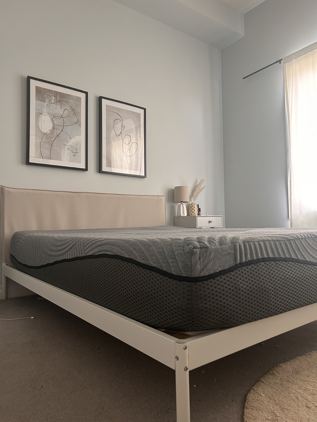 Queen-Sized Mattress & Frame - photo 2