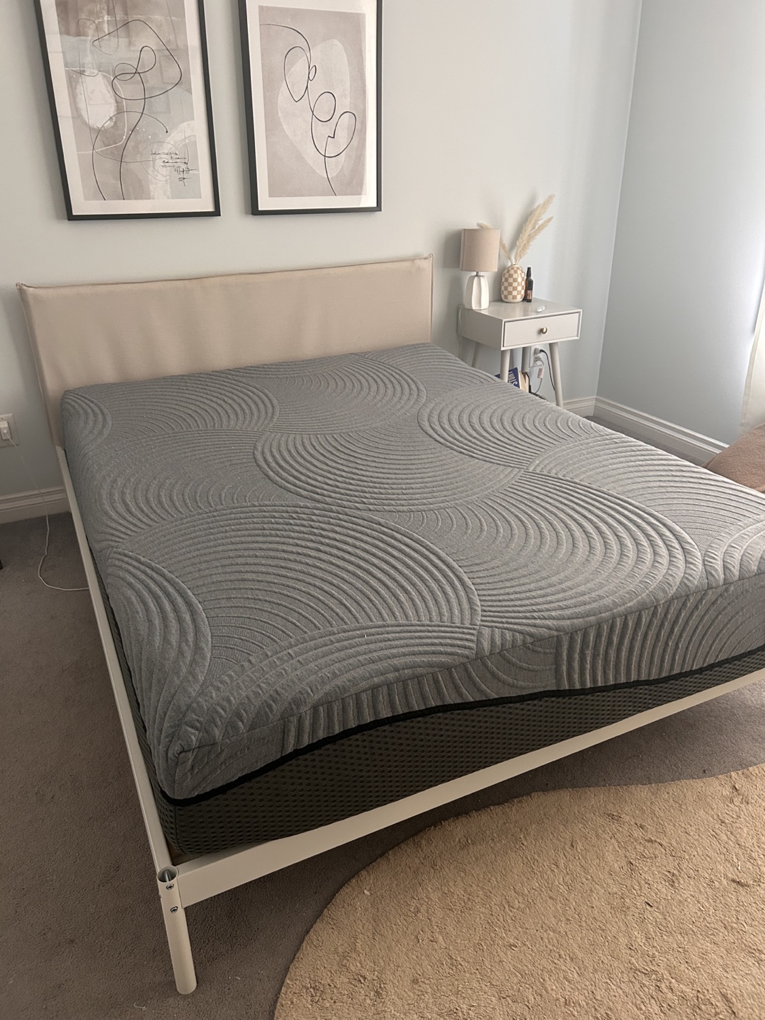 Queen-Sized Mattress & Frame