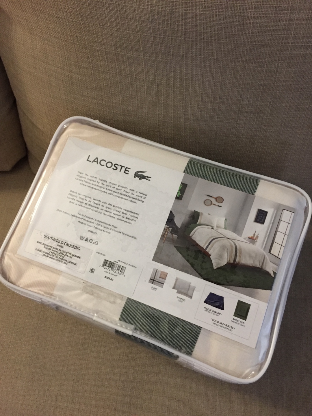 Lacoste King Size Duvet Set - photo 2