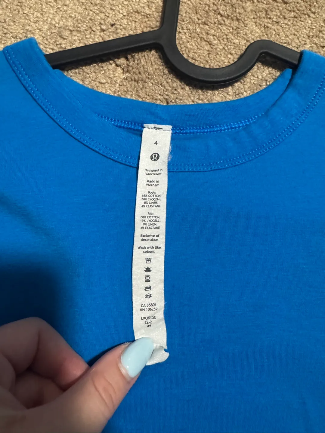 Lululemon Cates Tee - Size 4 image indicator(3)