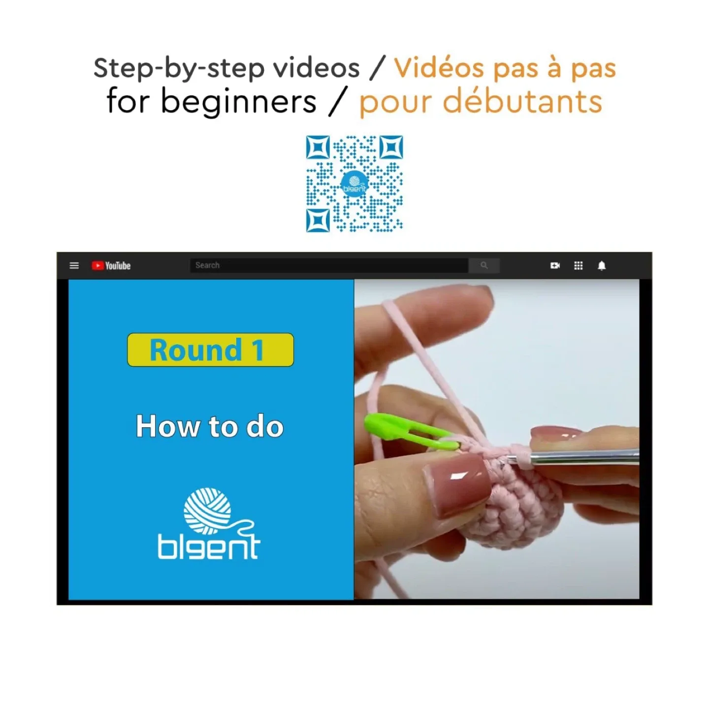 Bleent Beginner Crochet Kit - New | Gift Idea image indicator(3)