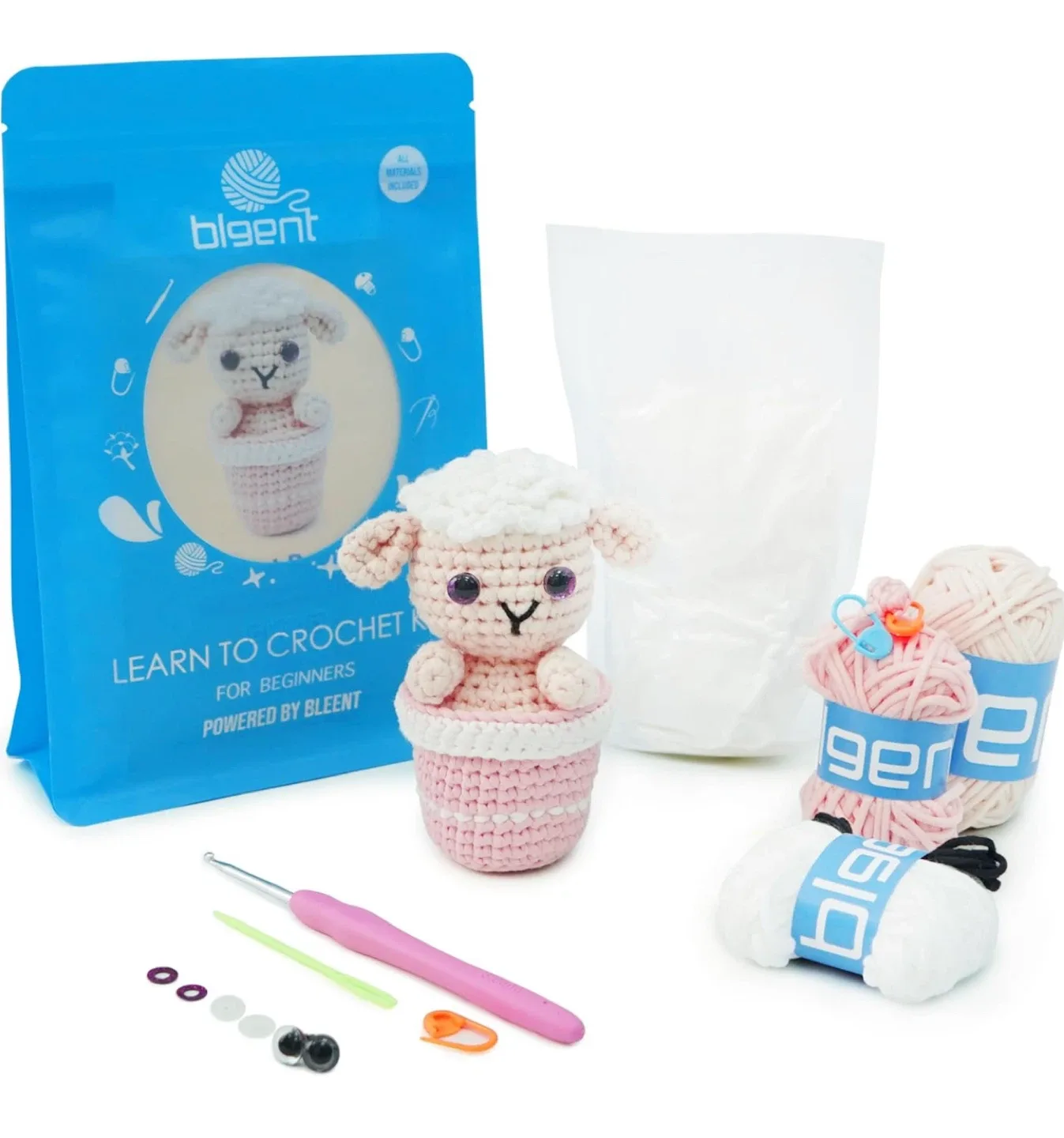 Bleent Beginner Crochet Kit - New thumbnail