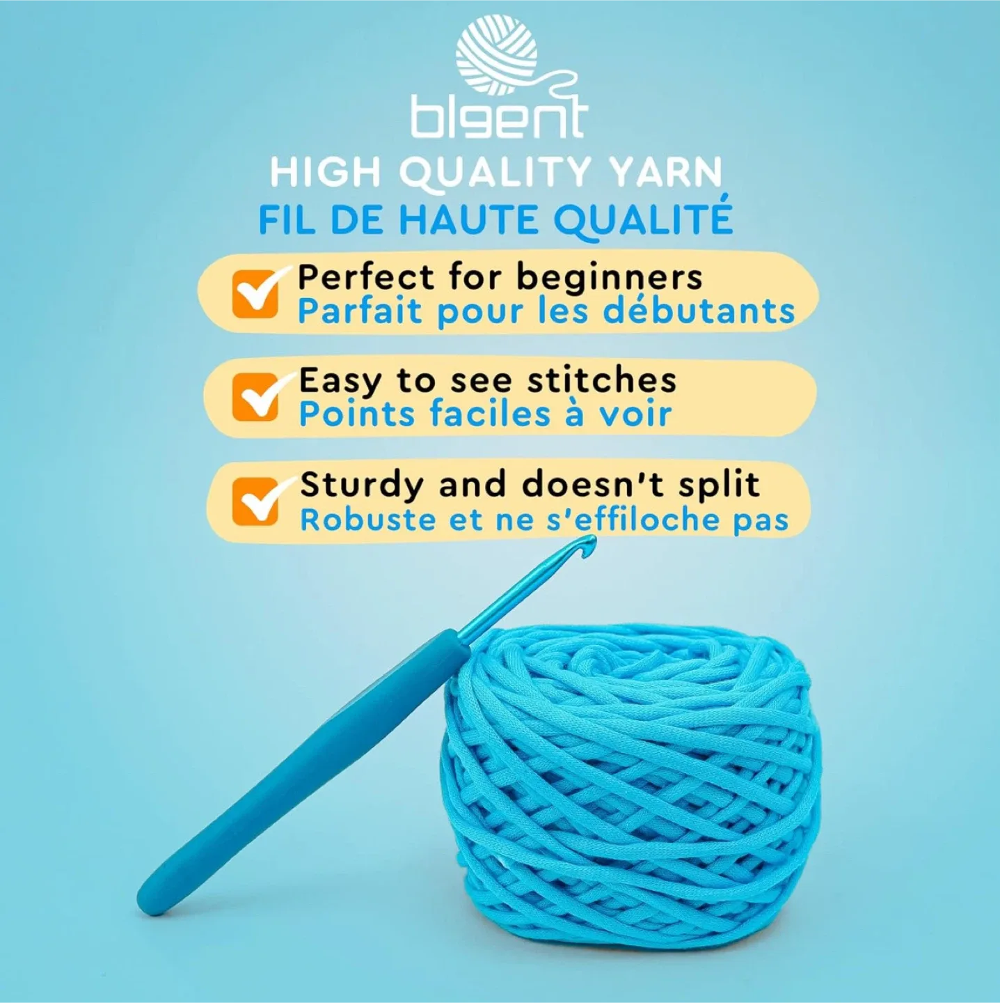 Bleent Beginner Crochet Kit - New | Gift Idea image indicator(6)