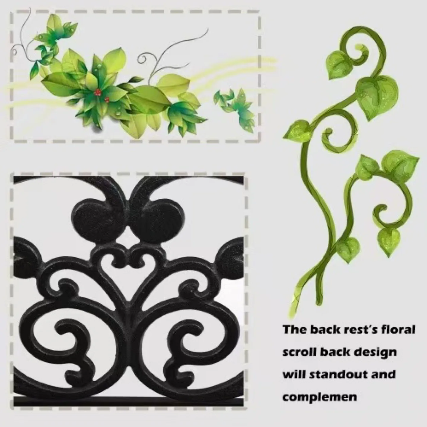 New Garden Bench Outdoor Bench Patio image indicator(4)