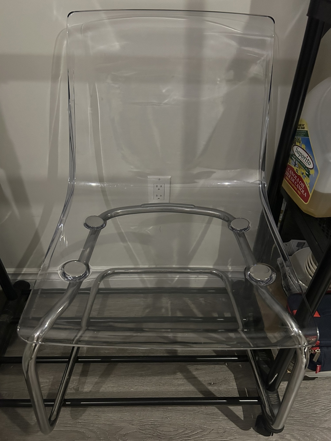 Acrylic Bar Chair - Clear - photo 2