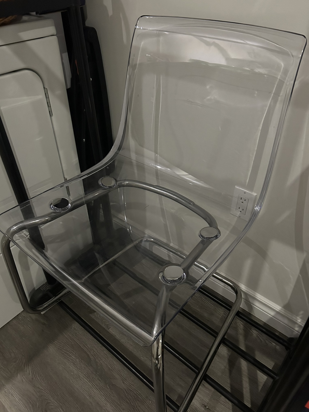 Acrylic Bar Chair - Clear