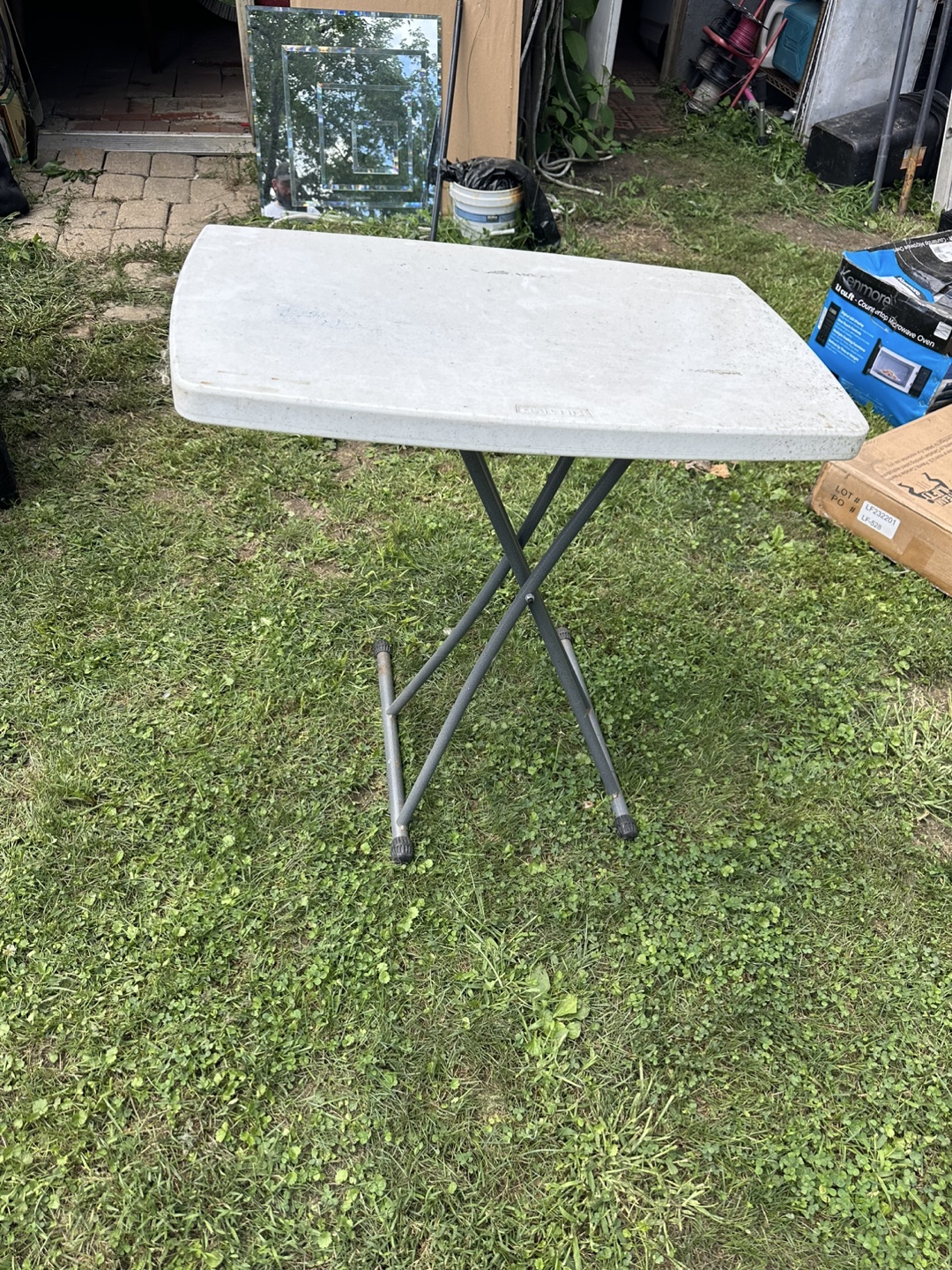 Lifetime White Foldable Table