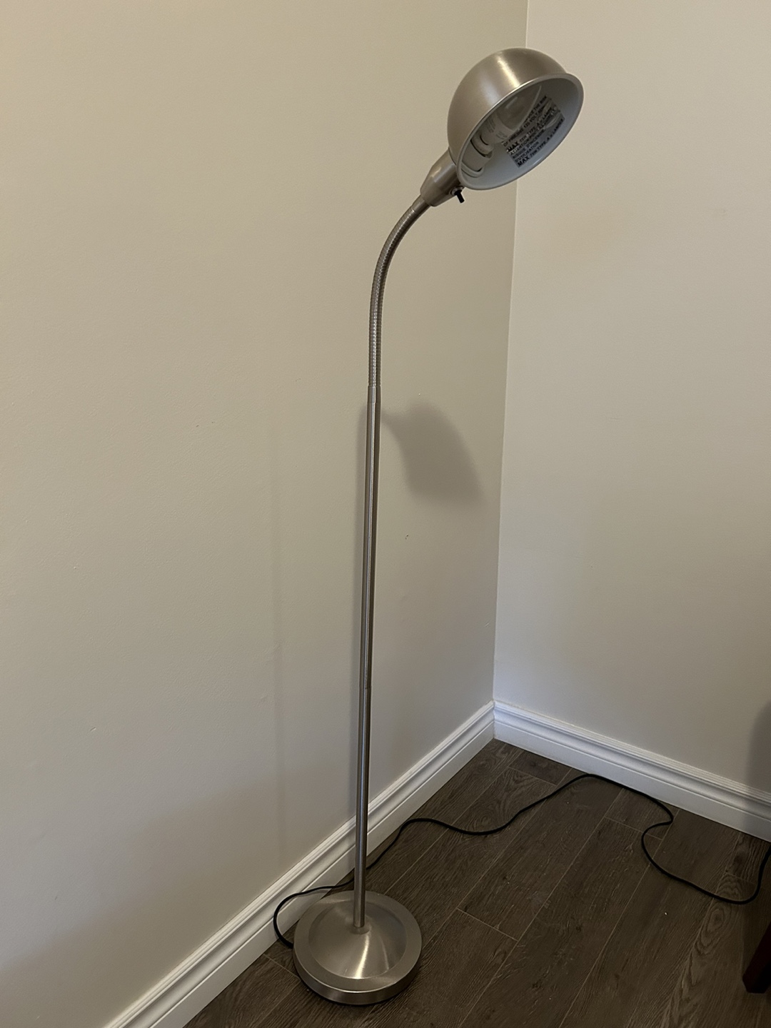 Silver Floor Lamp