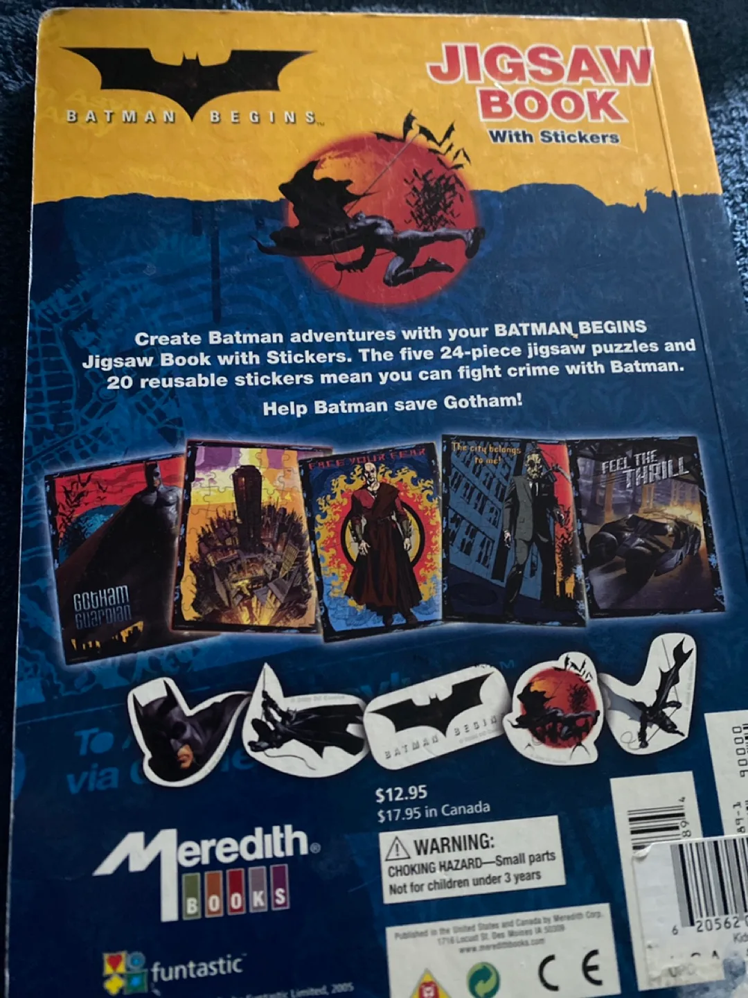 Batman Begins Jigsaw Book with Stickers image indicator(2)
