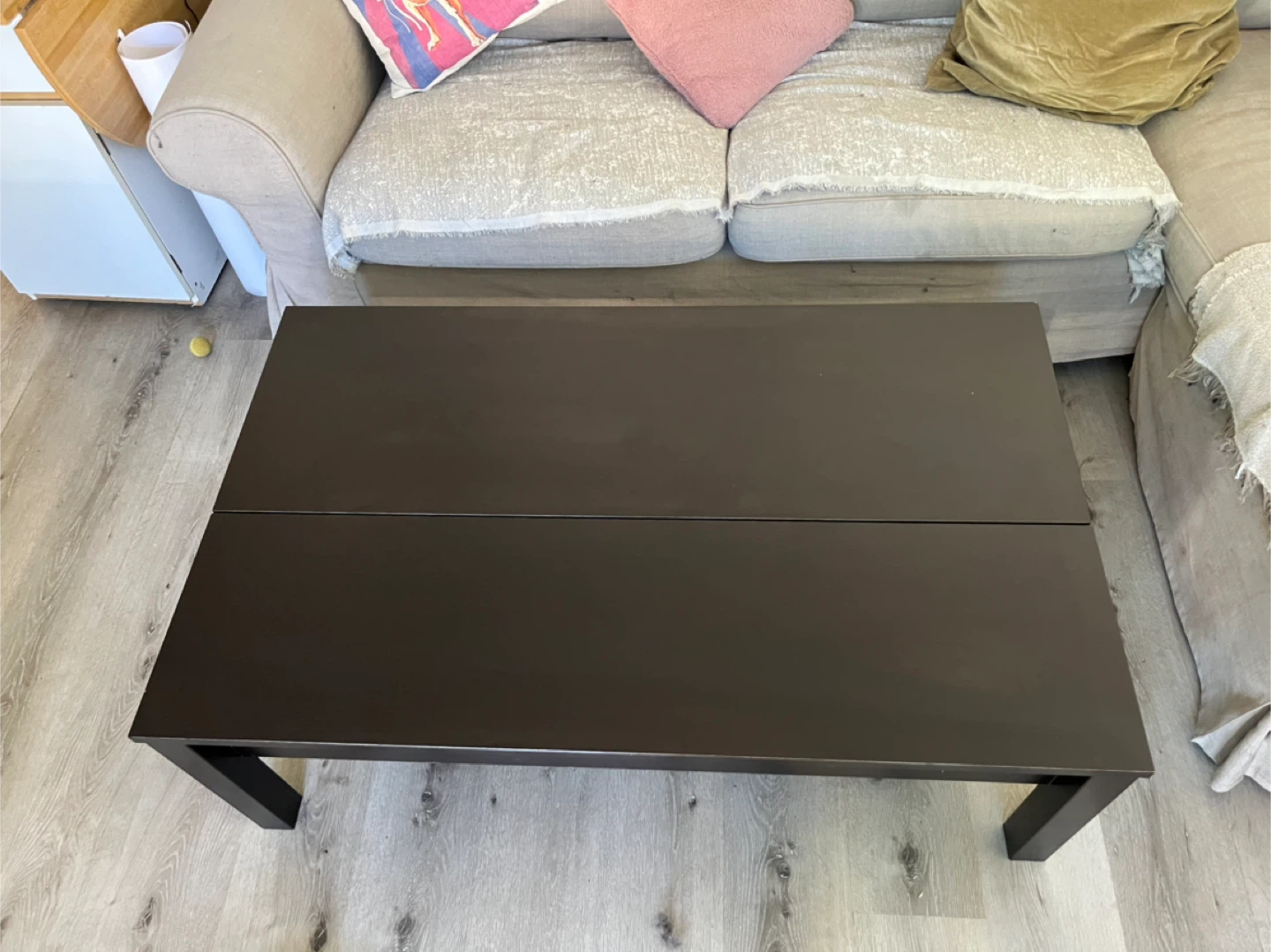 Black Lift-Top Ikea Coffee Table - photo 2