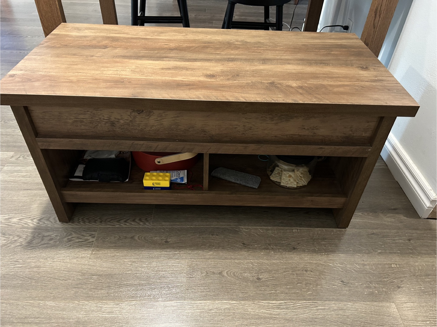 Lift Top Coffee Table - Wood Finish - photo 3