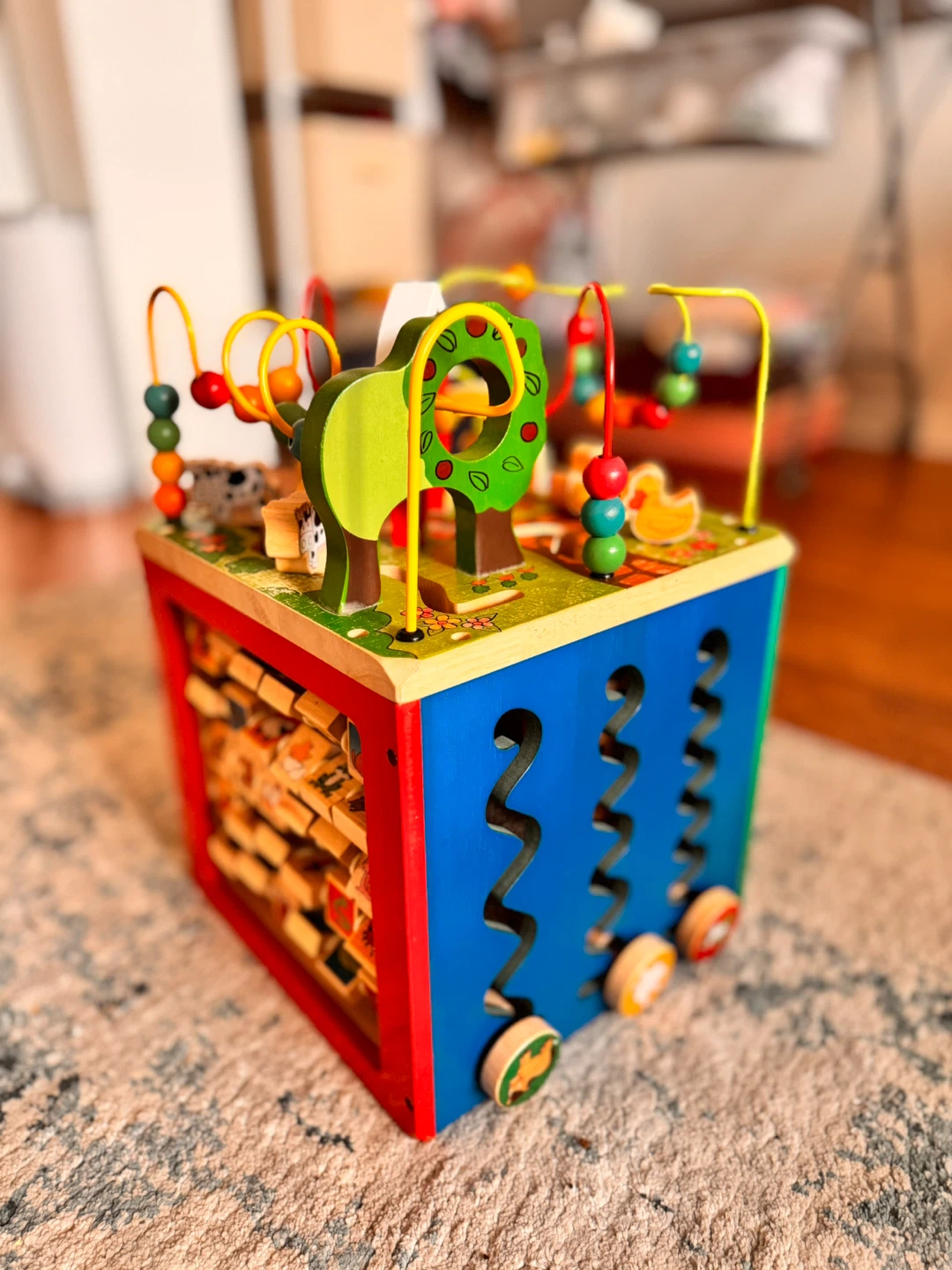 Wooden Activity Cube Toy - photo 2