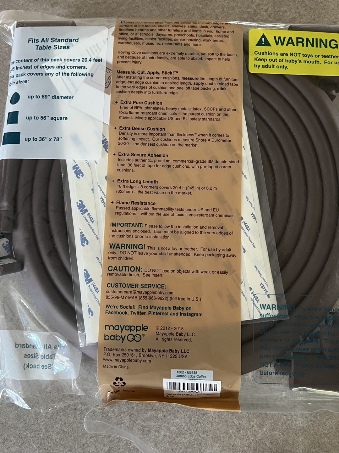Roving Cove Safe Edge Furniture Cushions - Jumbo Pack - photo 2