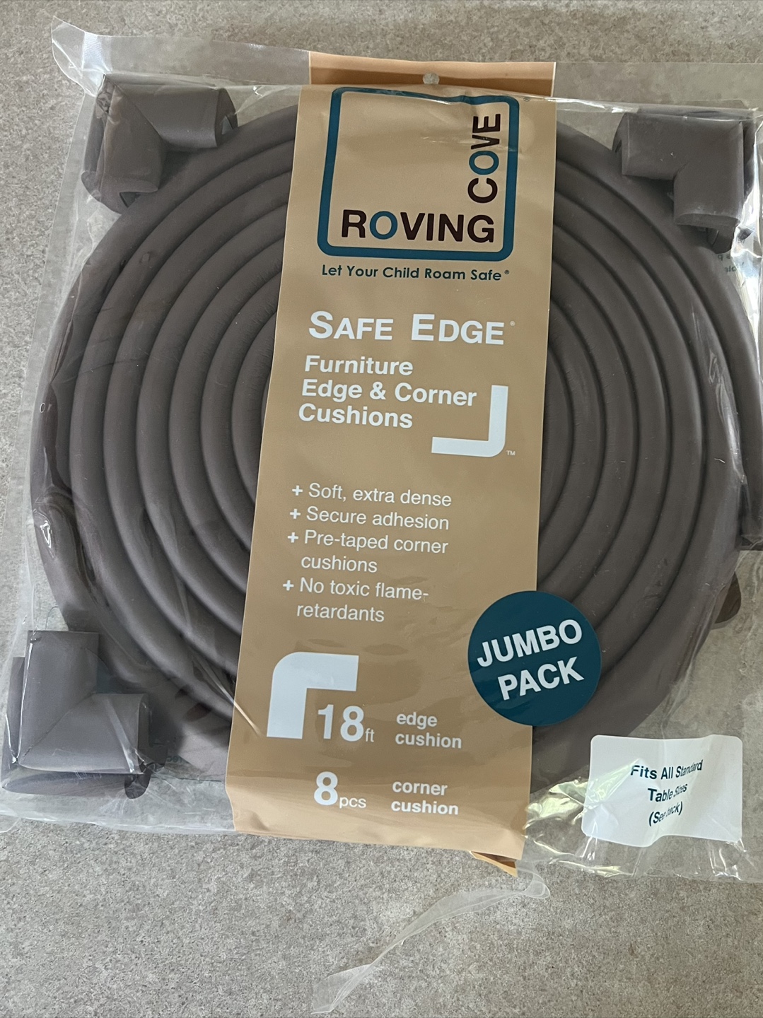 Roving Cove Safe Edge Furniture Cushions - Jumbo Pack