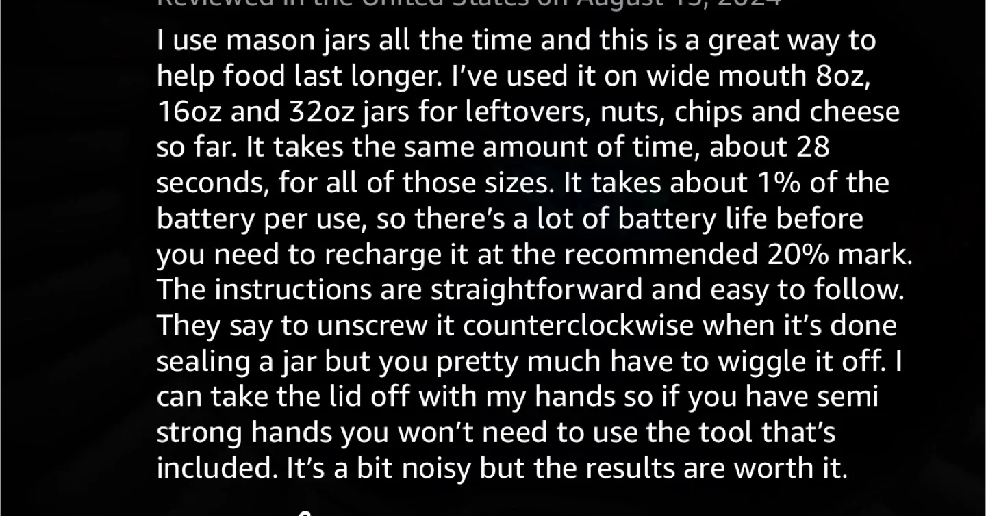 Automatic Mason Jar Vacuum Sealer - Like New image indicator(4)