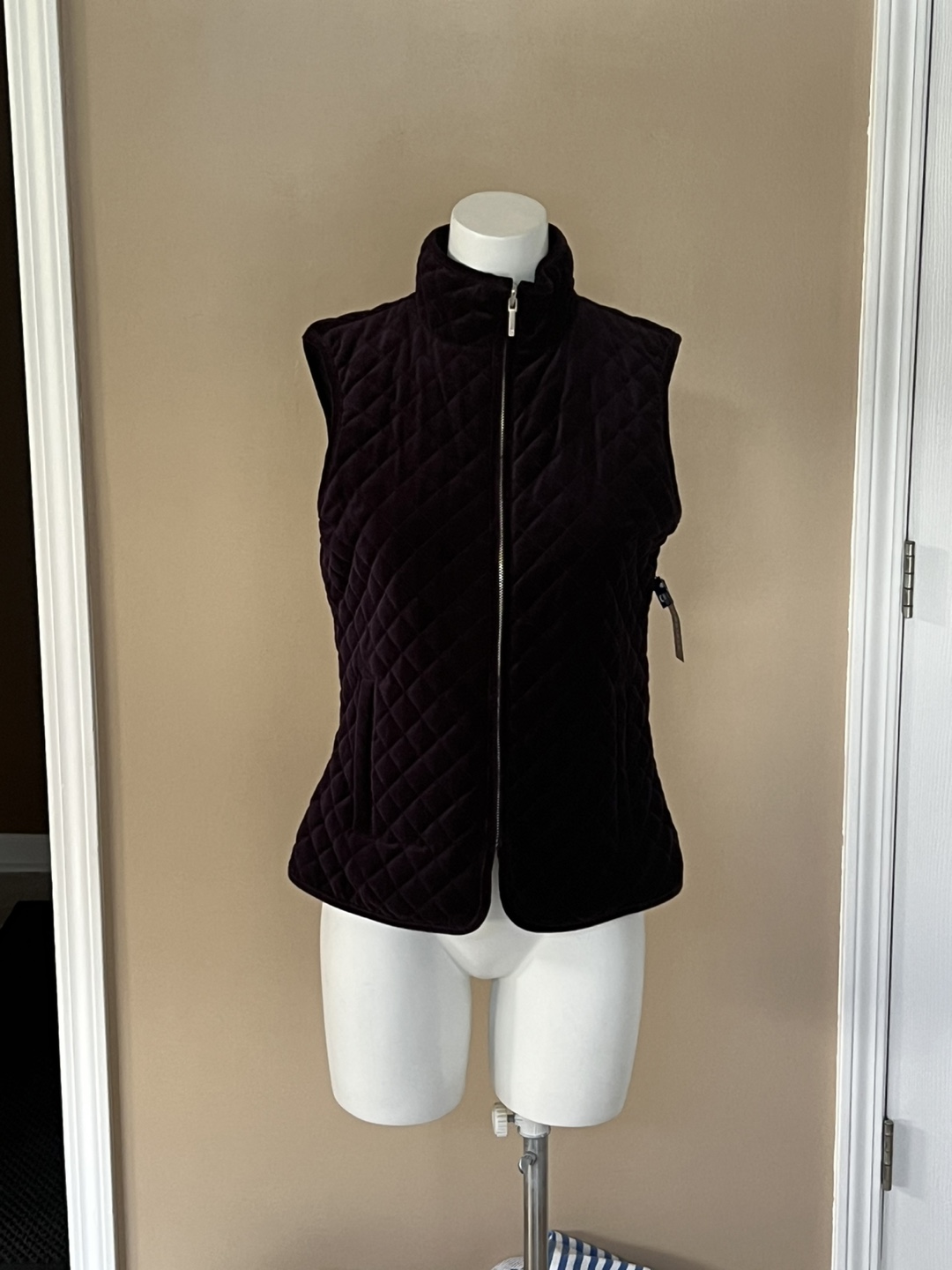 Chaps Reversible Quilted Vest - New with Tags!