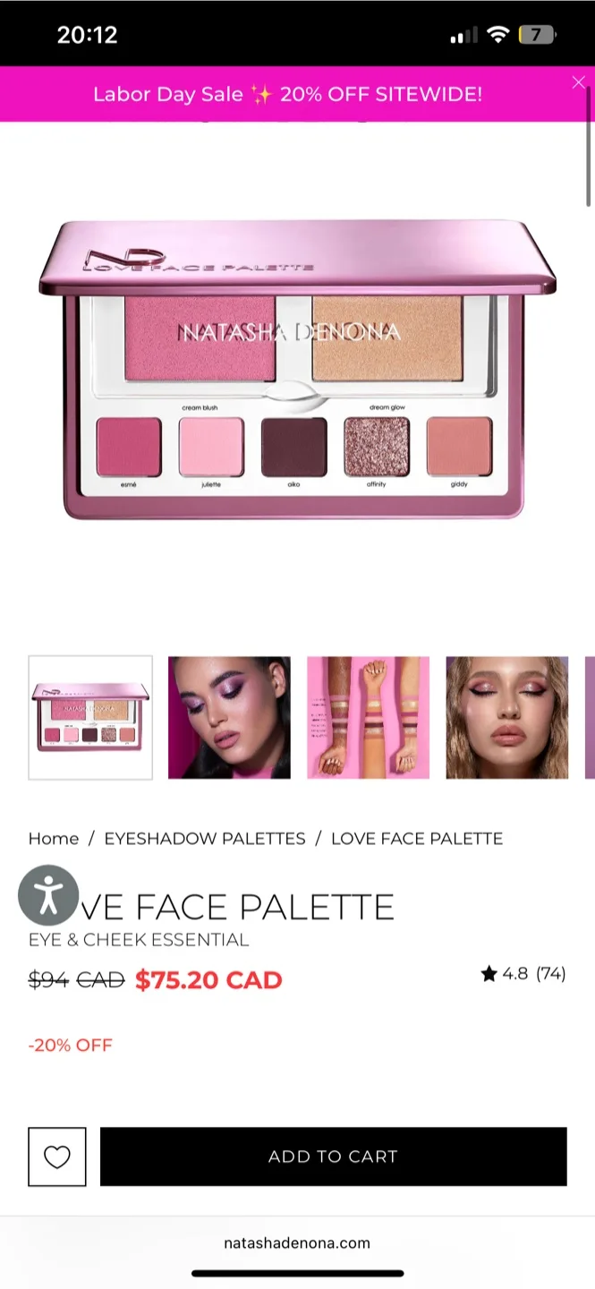 Natasha Denona Love Face Palette image indicator(3)