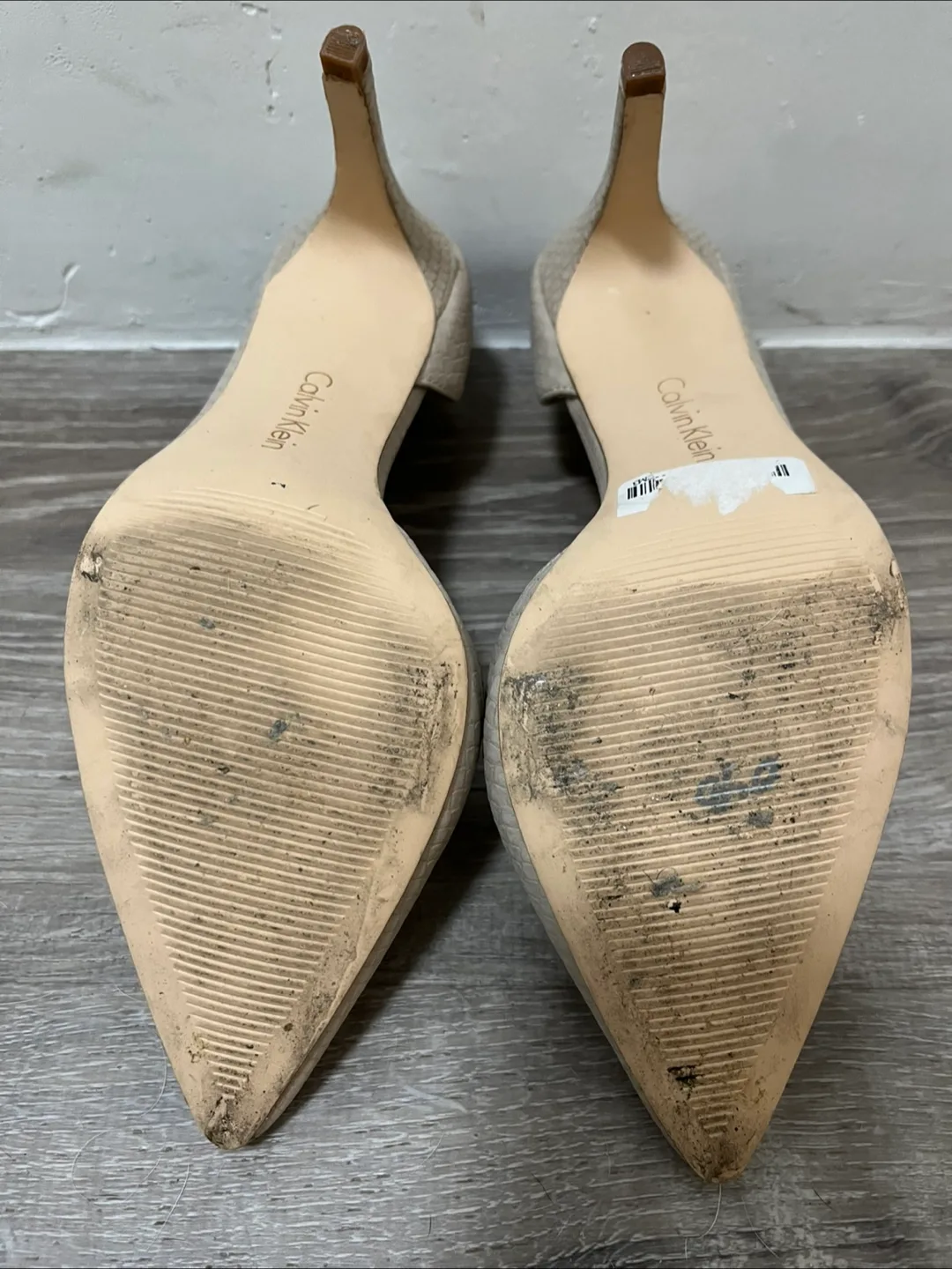 Calvin Klein Beige Heels - Size 7.5 image indicator(6)