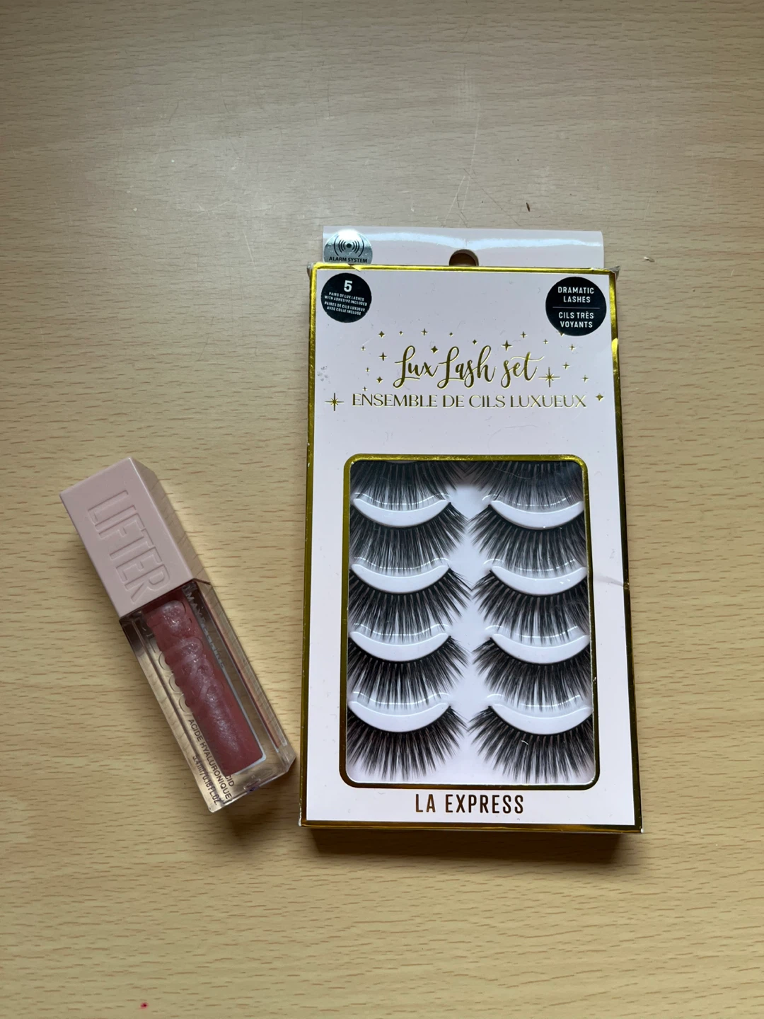 LA Express Lux Lash Set & Maybelline Lifter Gloss