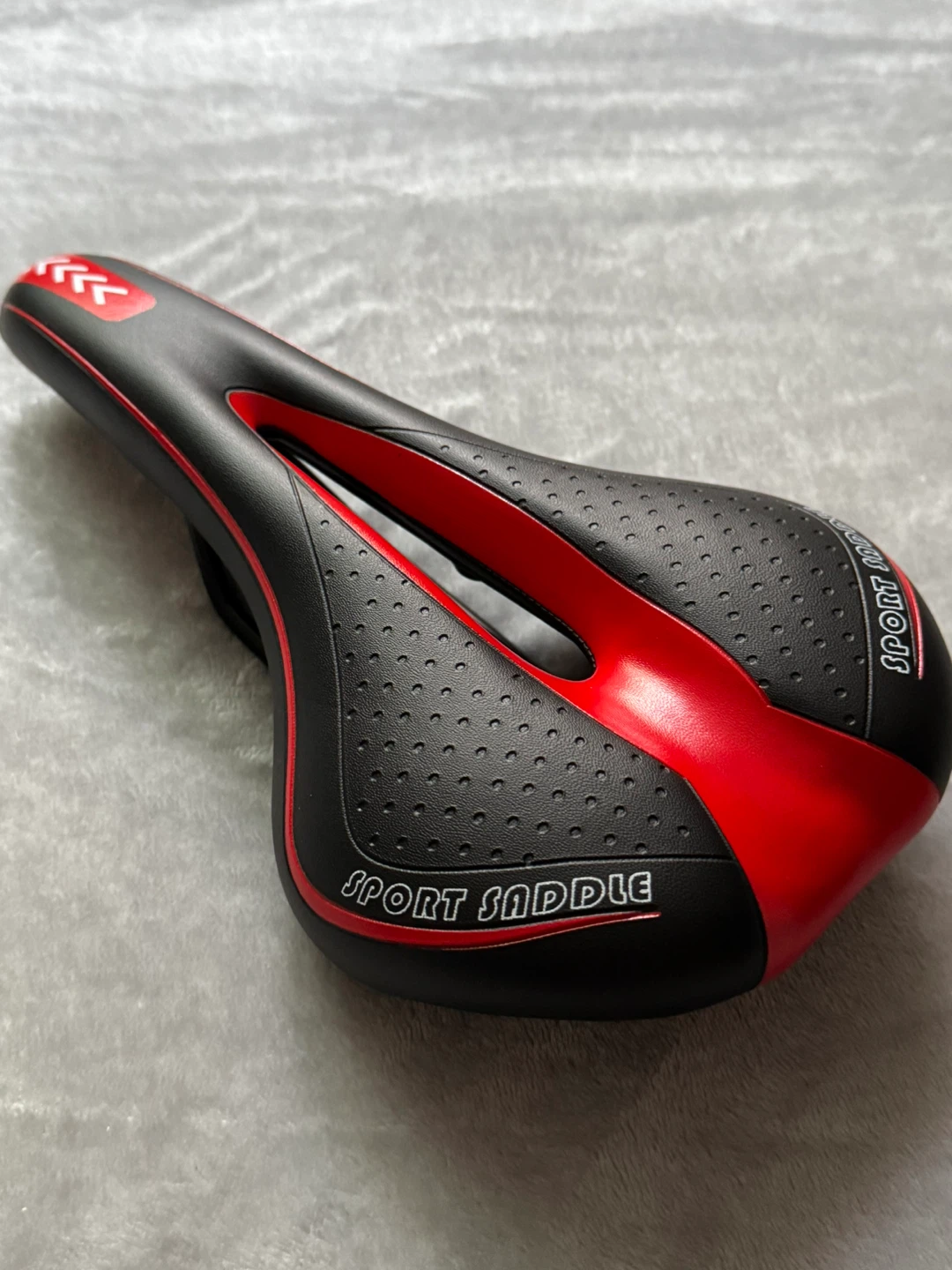 Sport Saddle Bicycle Seat - Black & Red - photo 2