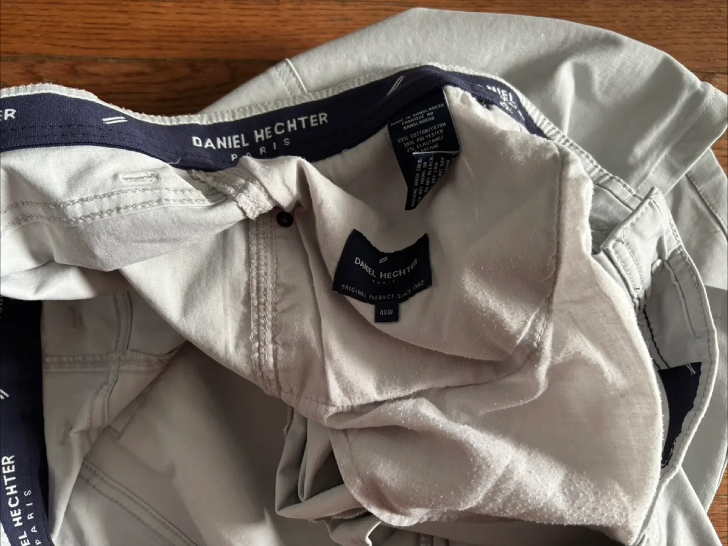 2 pair Daniel Hechter Paris Shorts - Size 48W image indicator(8)