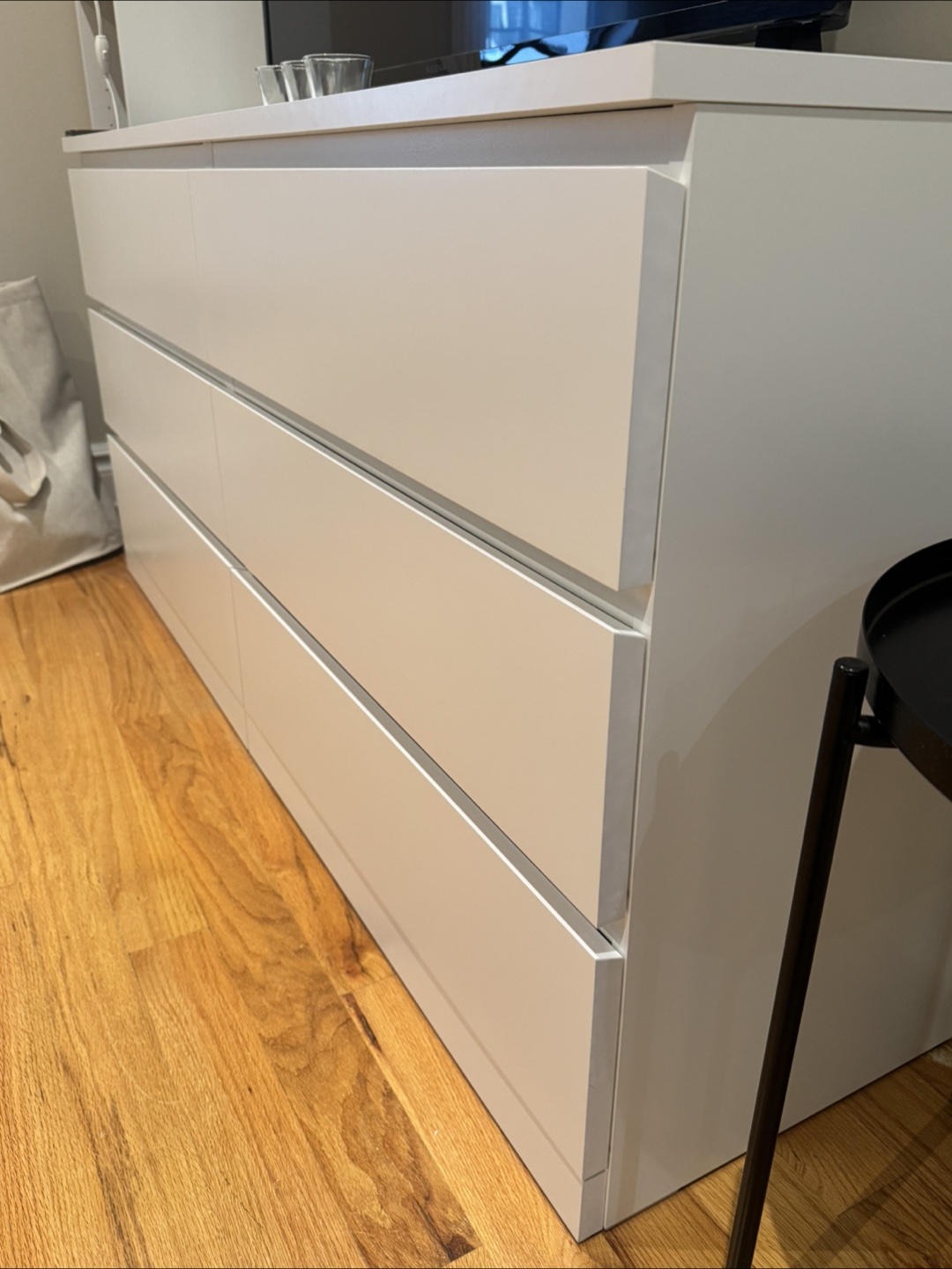 IKEA Malm White 6-Drawer Dresser - photo 3