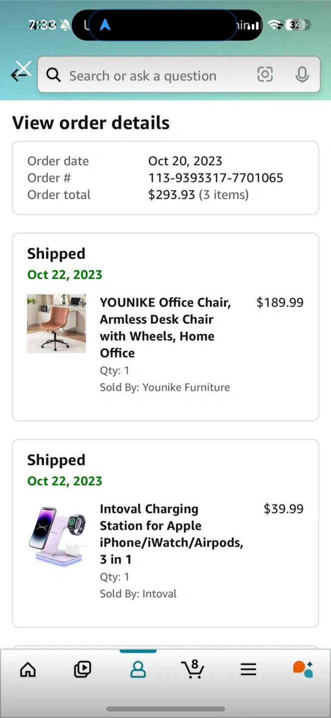 IKEA LAGKAPTEN White Desk and office chair ! - photo 4