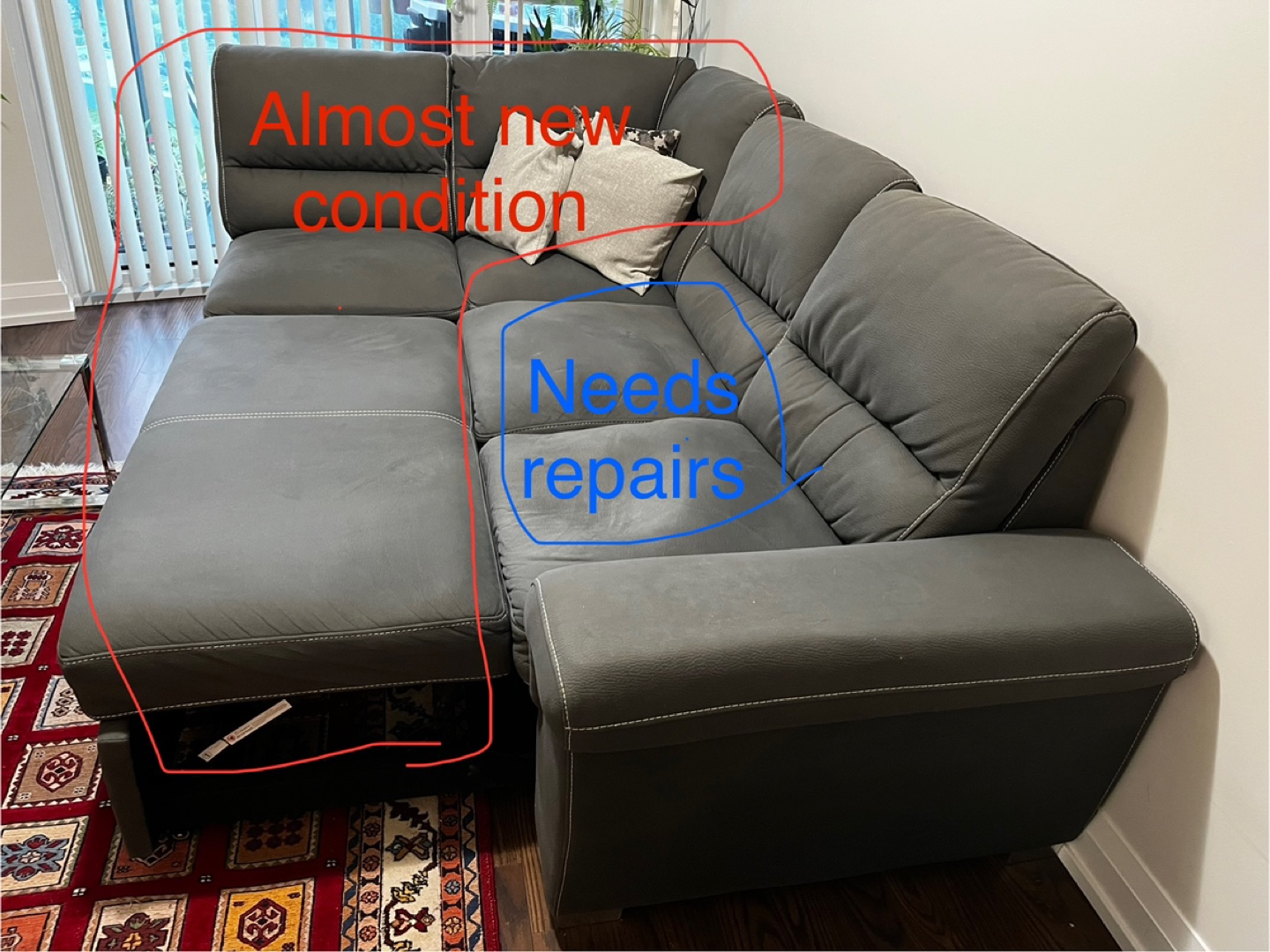 Sofa bed- Needs Repairs