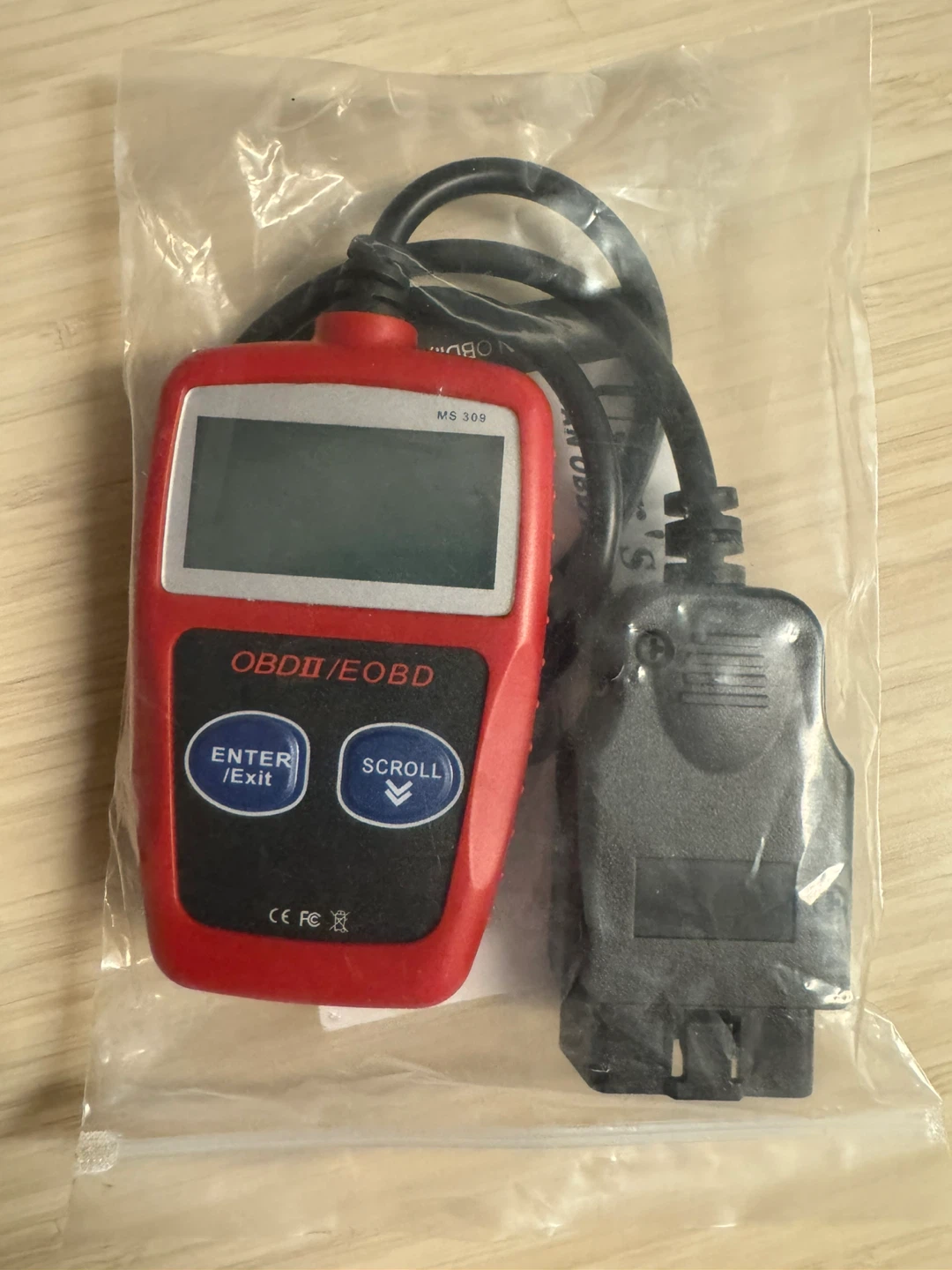 MS309 CAN OBDII/EOBD Code Reader