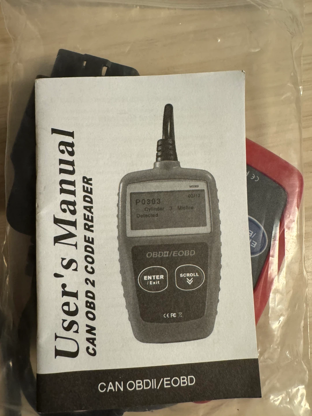 MS309 CAN OBDII/EOBD Code Reader - photo 3