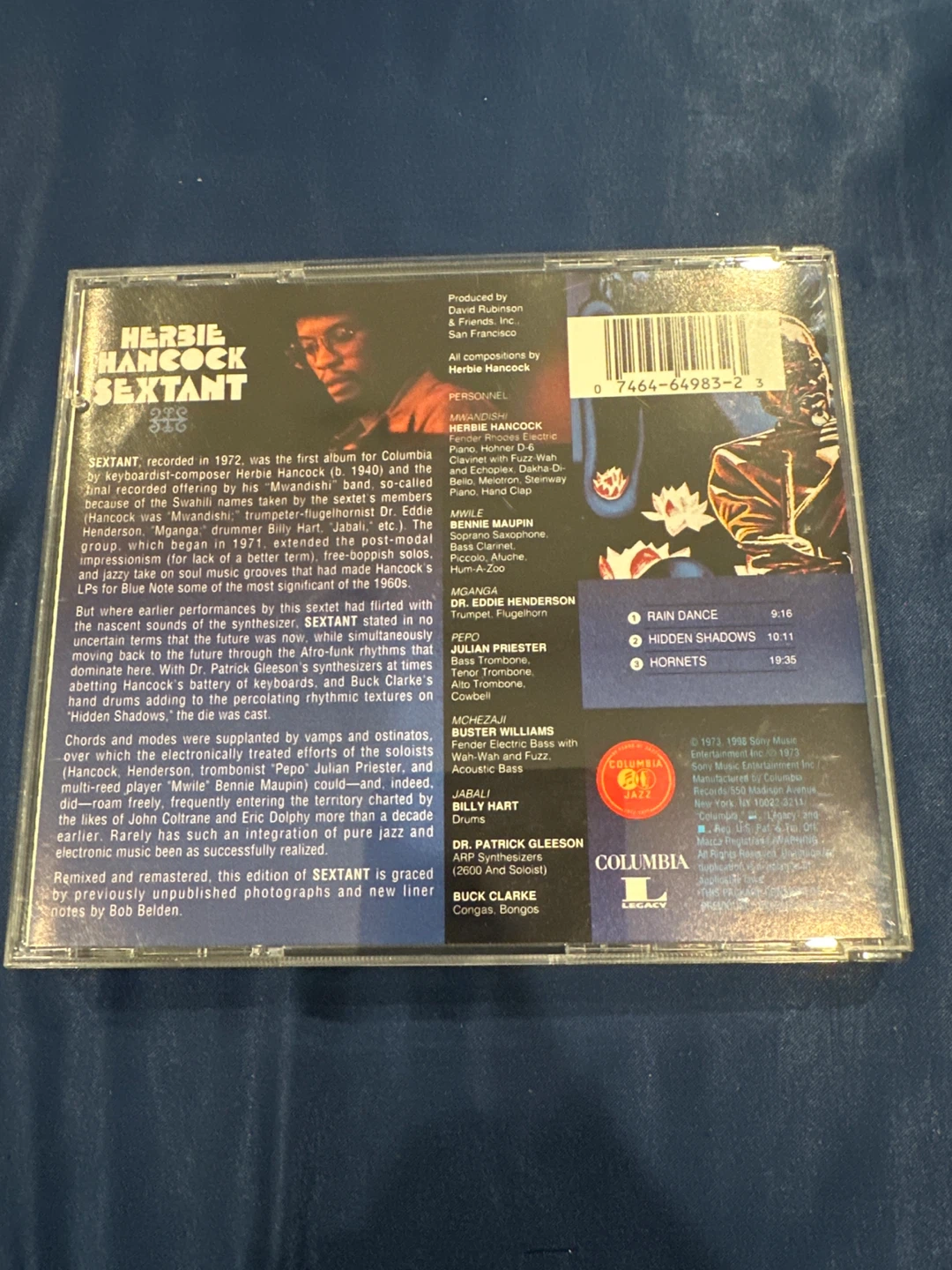 Herbie Hancock Sextant CD - Classic Columbia - photo 2
