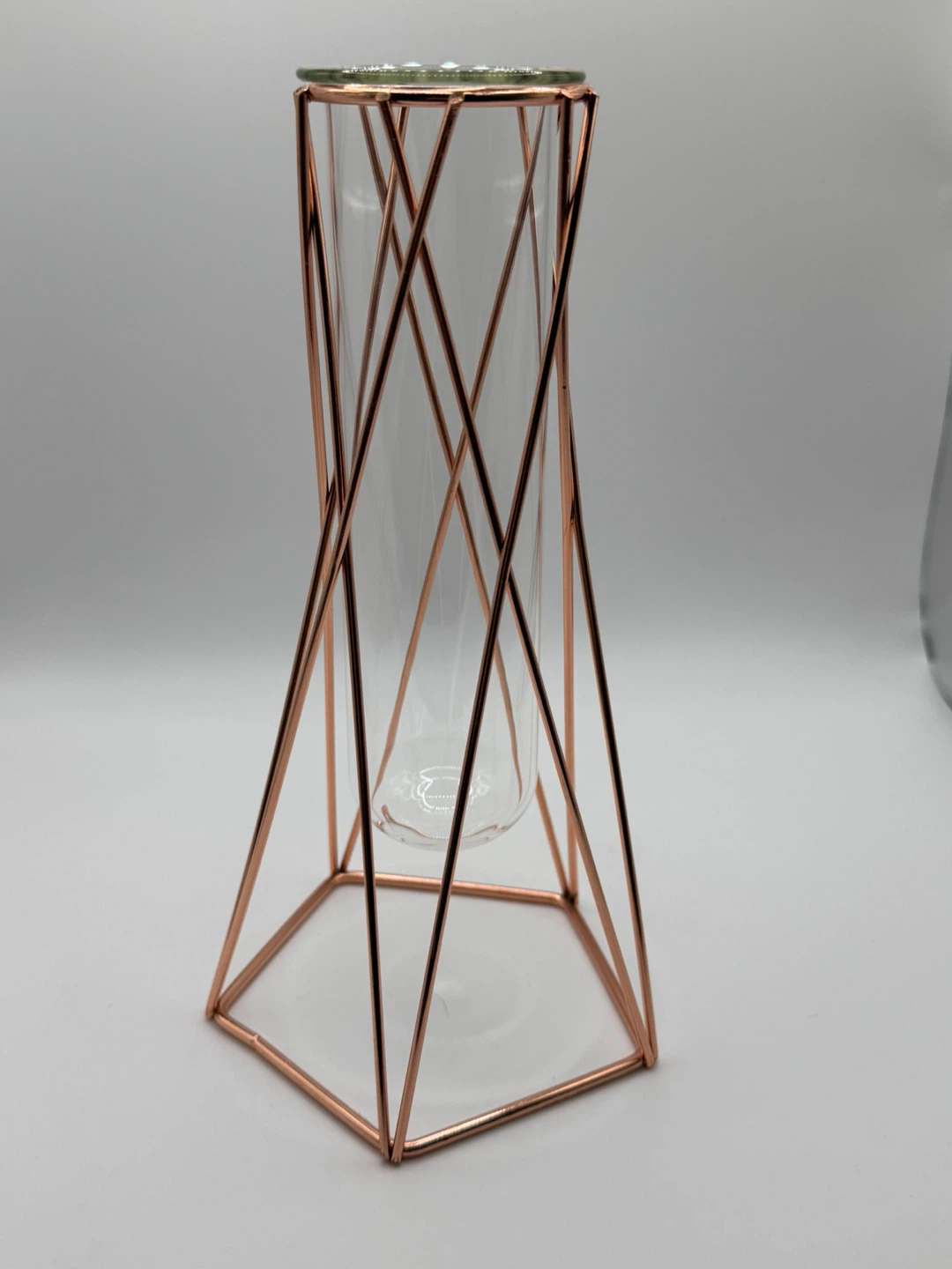 Copper Geometric Vase