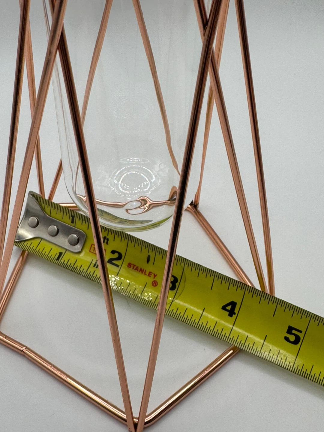 Copper Geometric Vase - photo 4
