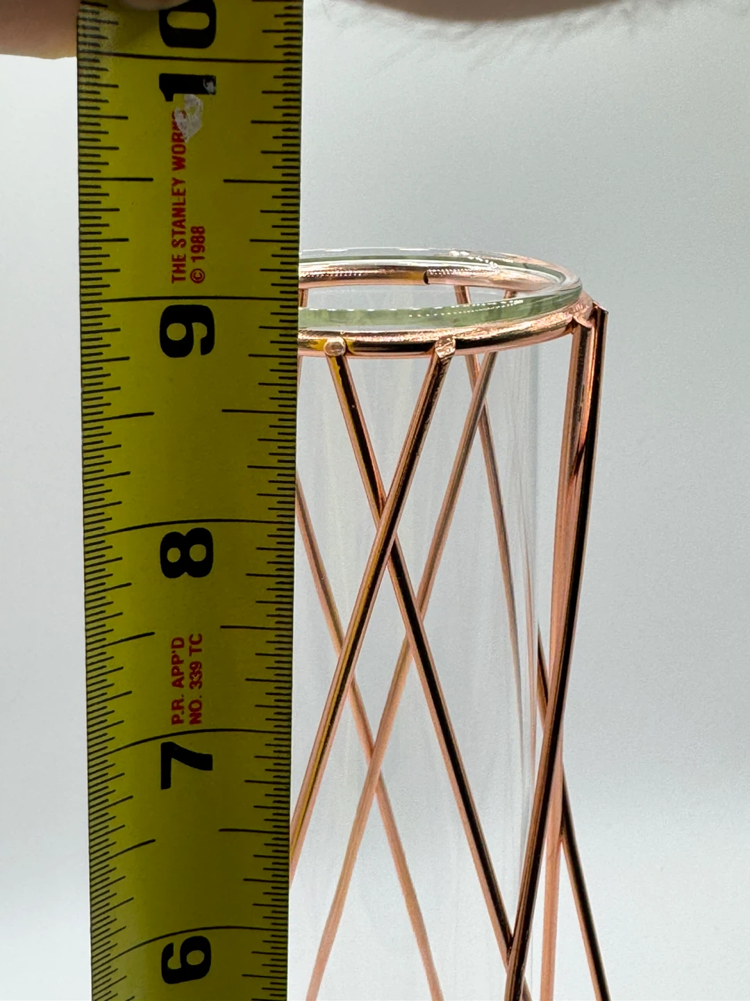 Copper Geometric Vase - photo 3