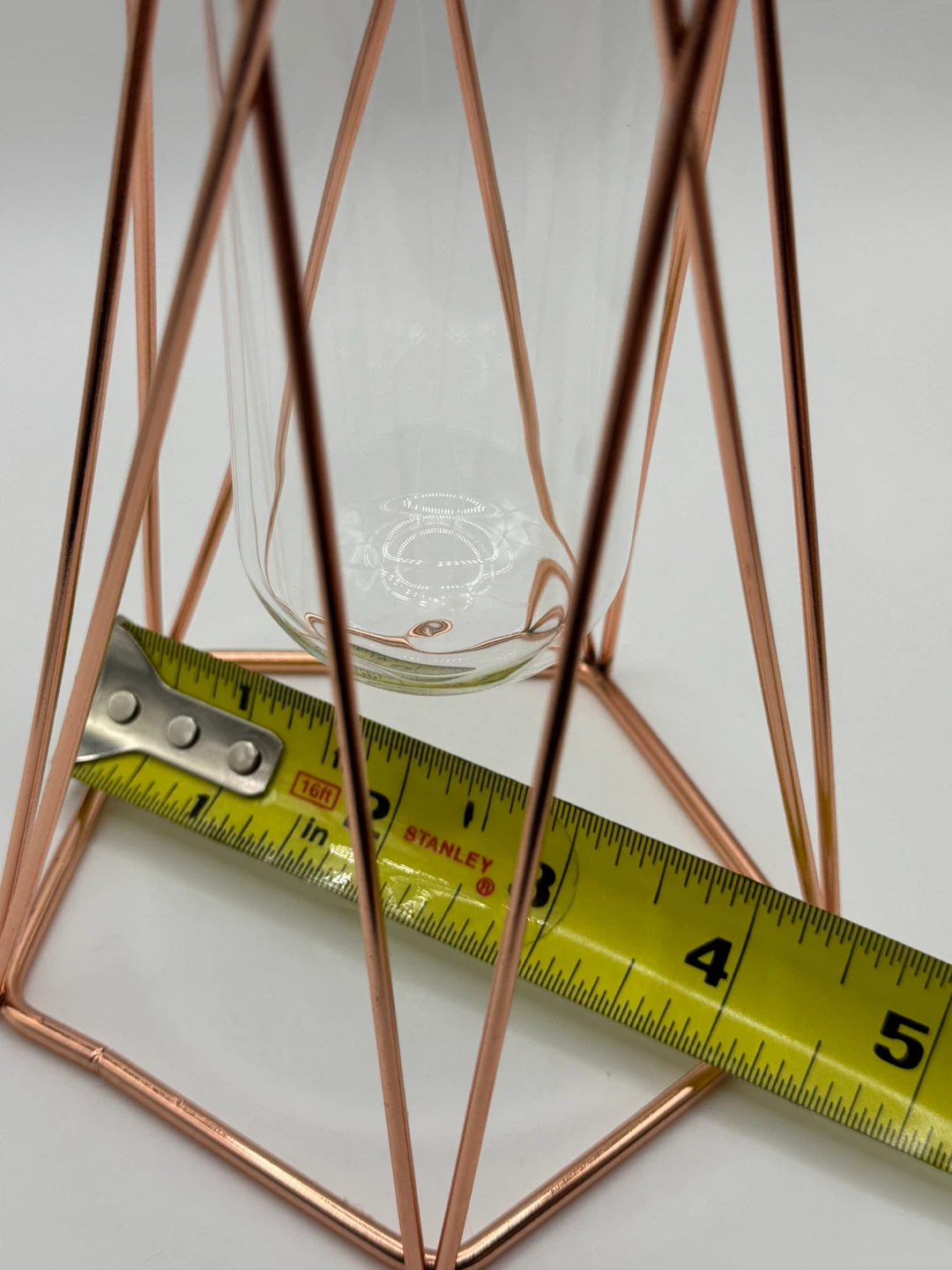 Copper Geometric Vase - photo 5