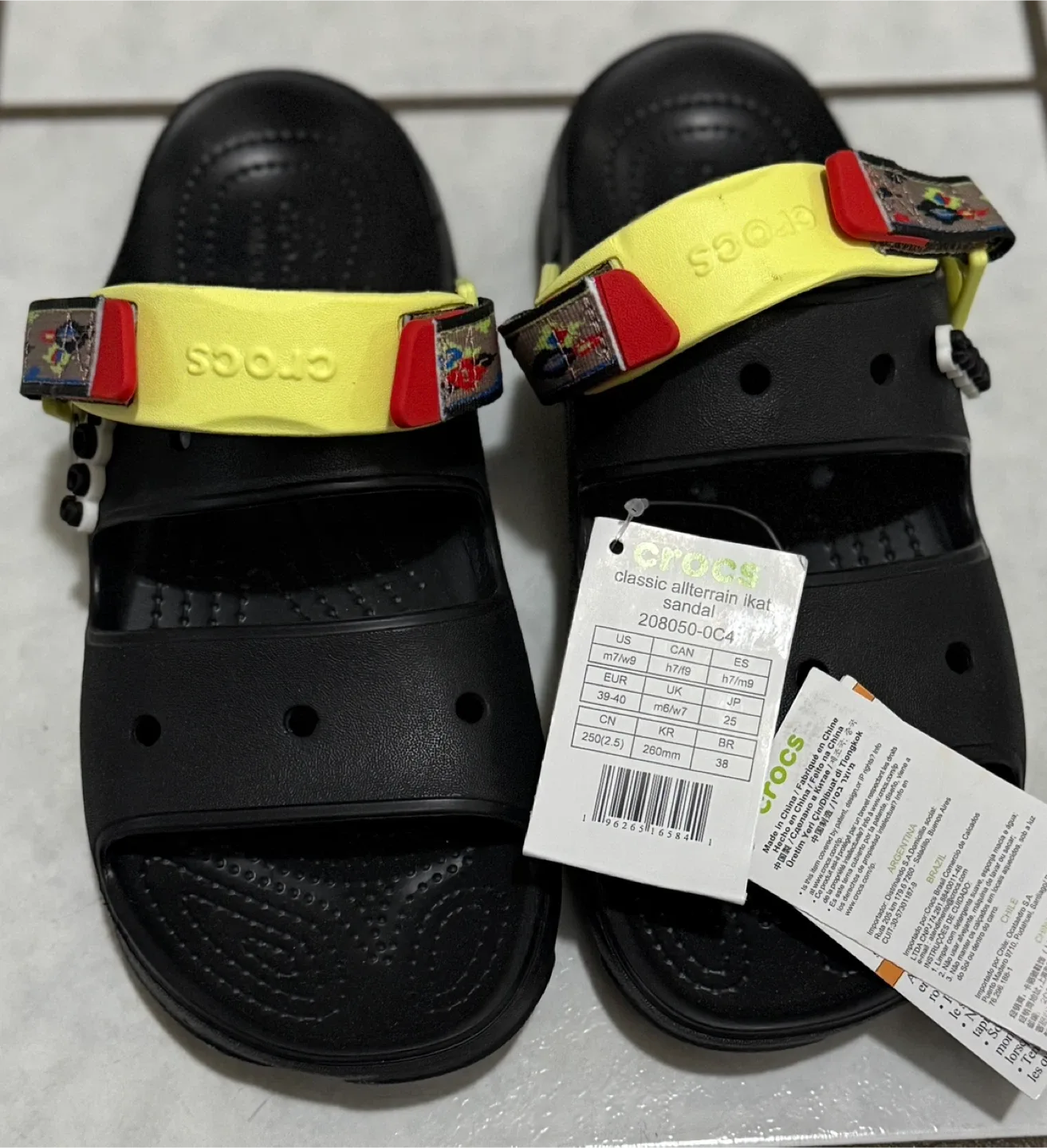 Crocs Classic All Terrain Ikat Sandals M7/W9 image indicator(2)