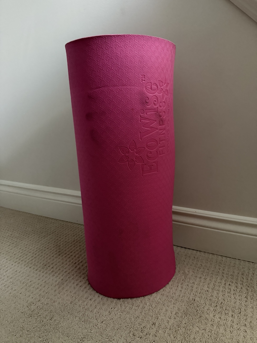 EcoWise Fitness Yoga Mat - Pink - photo 2