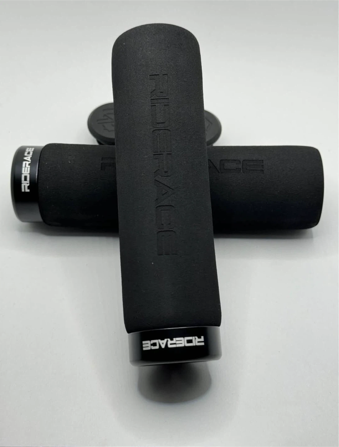 Riderace Black Foam Bike Handlebar Grips