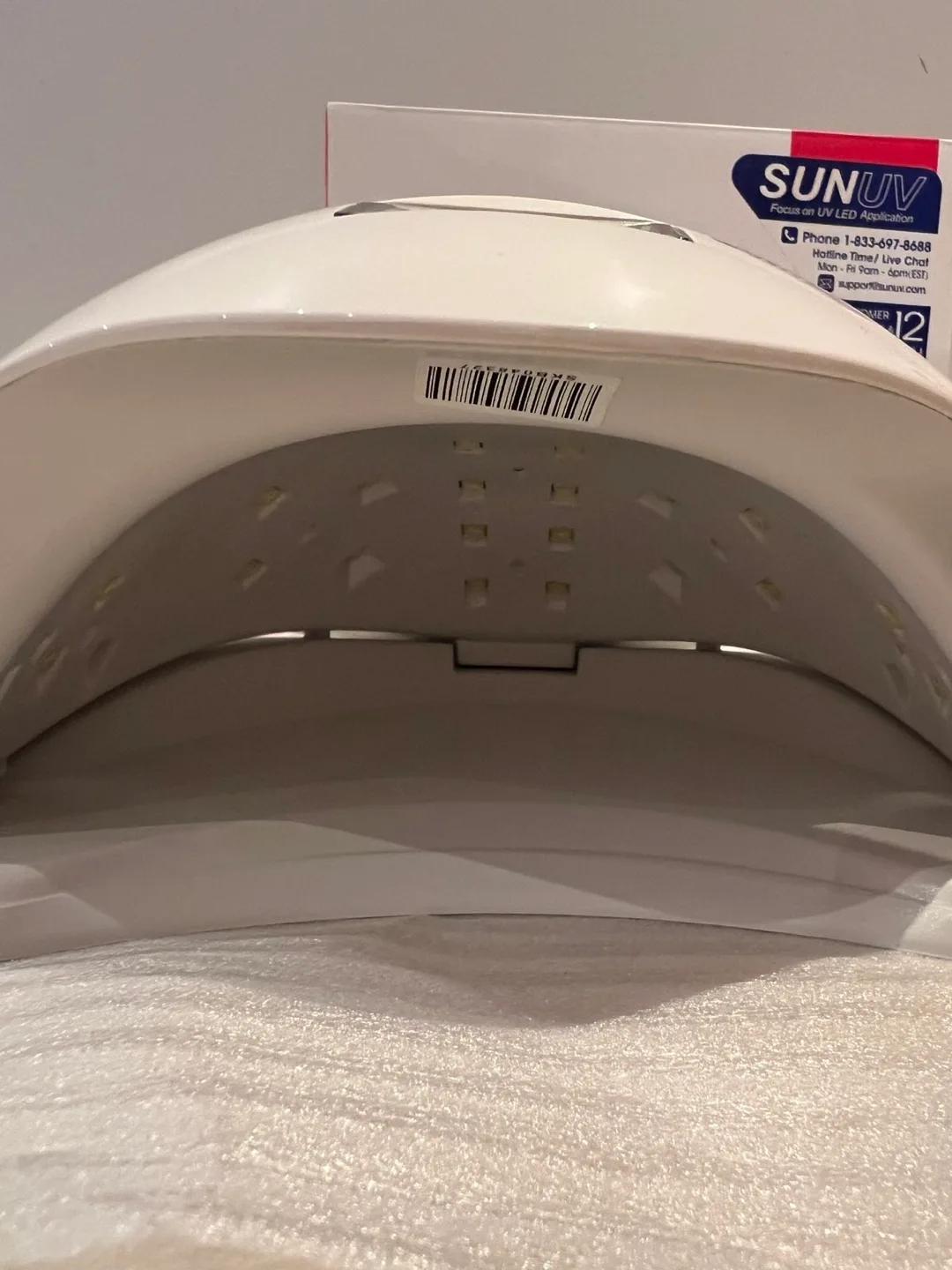 SUNUV SUN 5 UV LED Nail Lamp - Like New! image indicator(5)