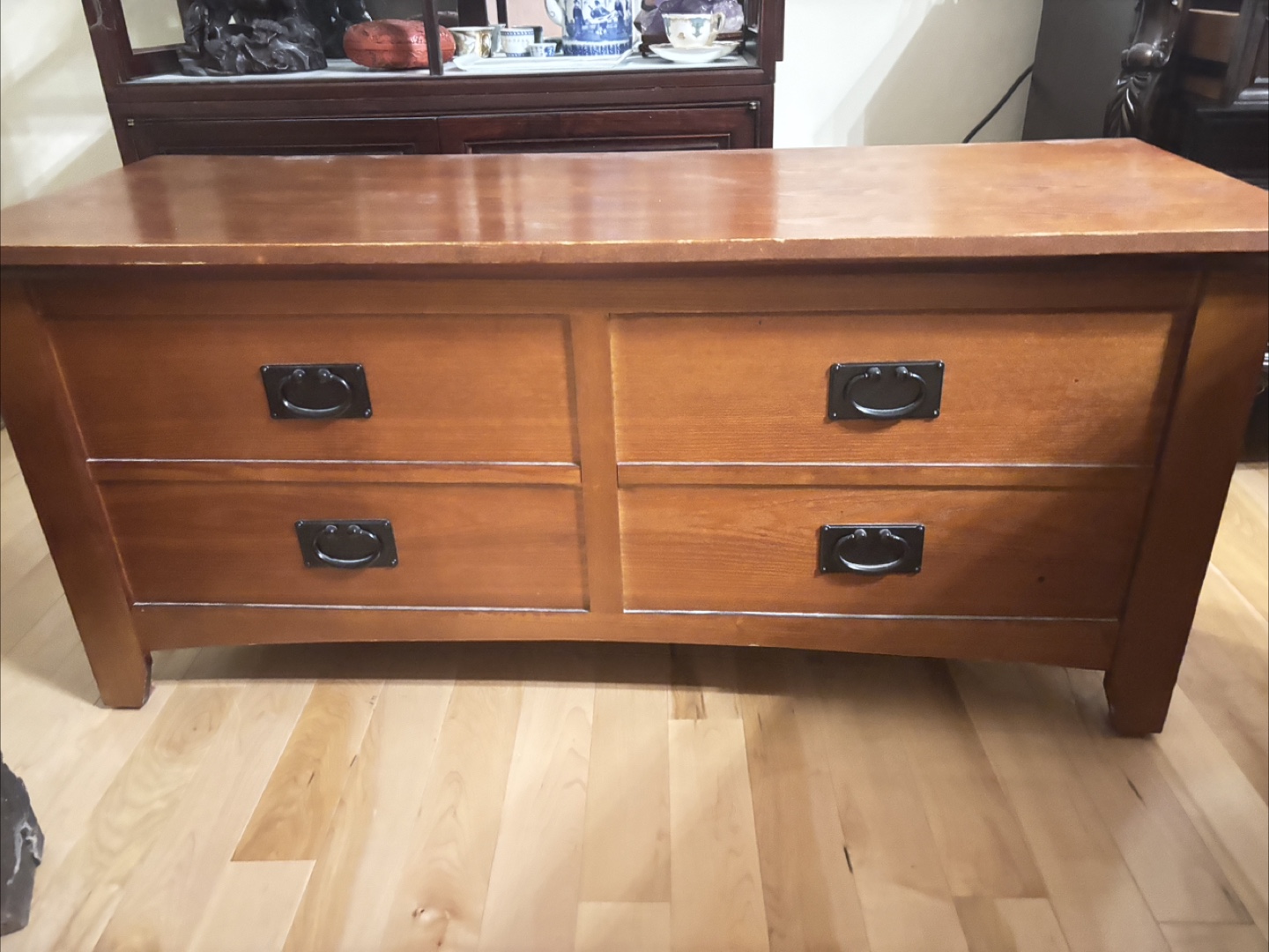 Wooden Dresser with Drawers, open on top - photo 2