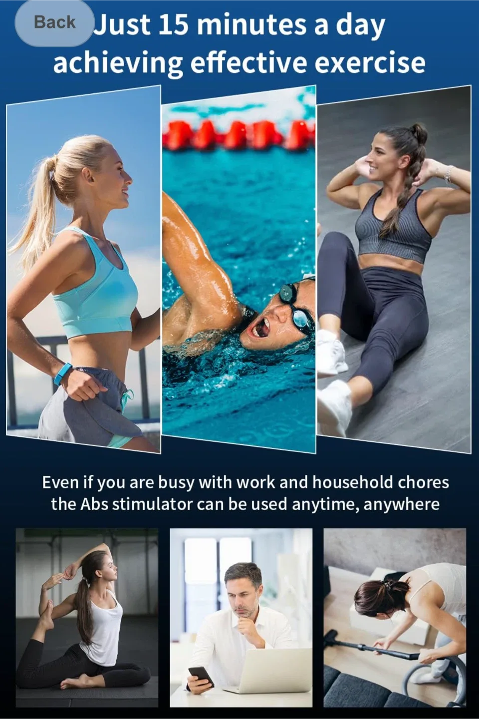 Allwolf EMS ABS Muscle Stimulator image indicator(5)