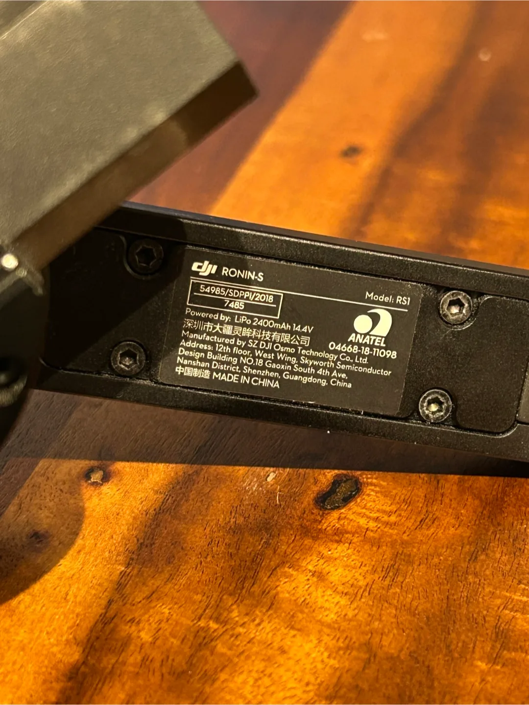 DJI Ronin-S (Model RS1) – Gimbal Stabilizer image indicator(6)