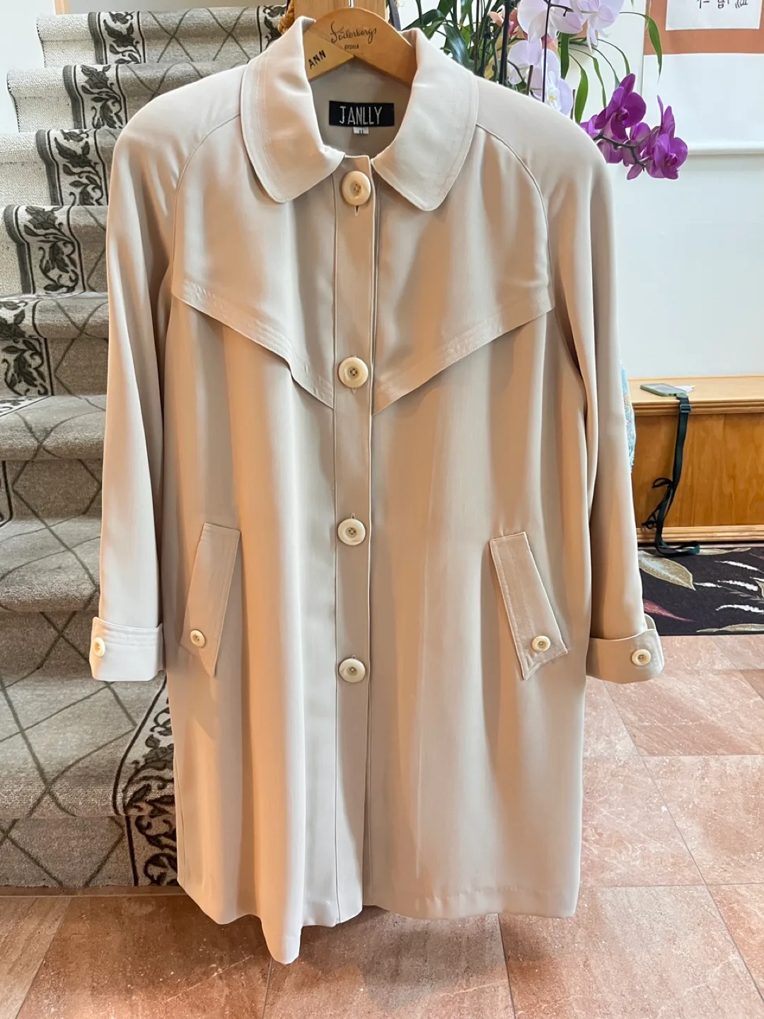 Janlly Size m/ LTrench Coat thumbnail