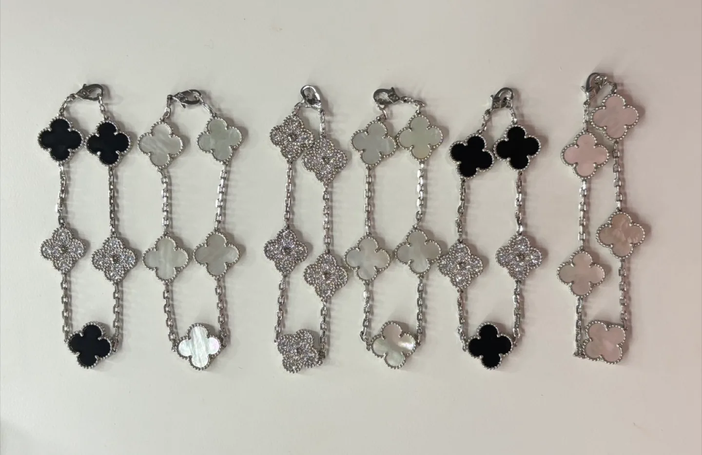 18K gold filled clover bracelets image indicator(5)