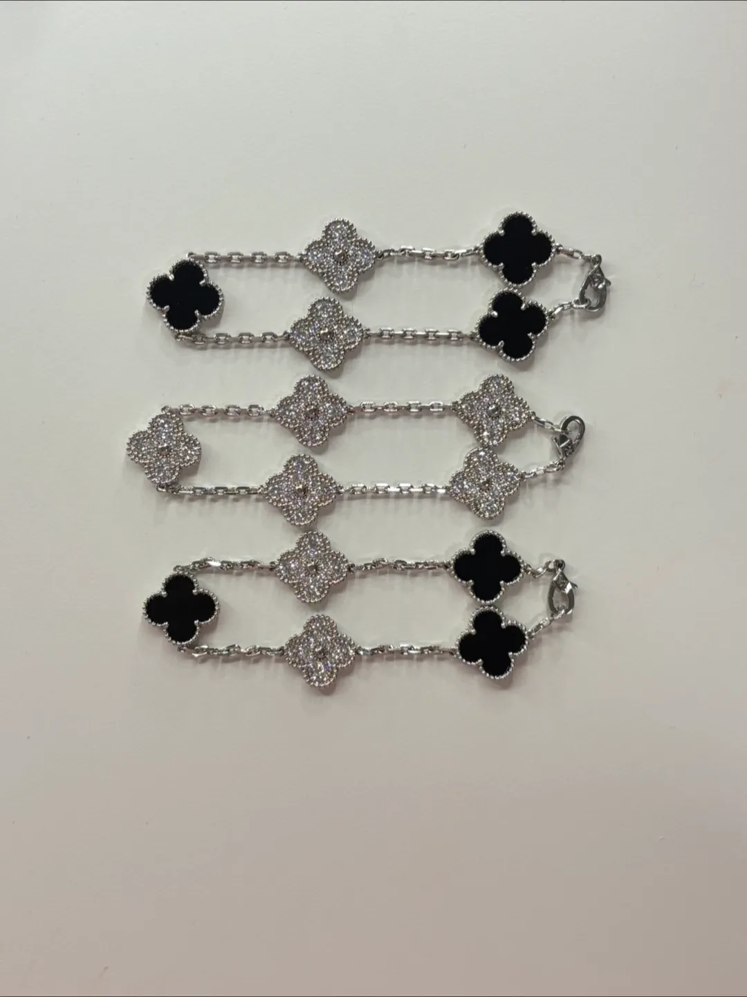 18K gold filled clover bracelets image indicator(6)