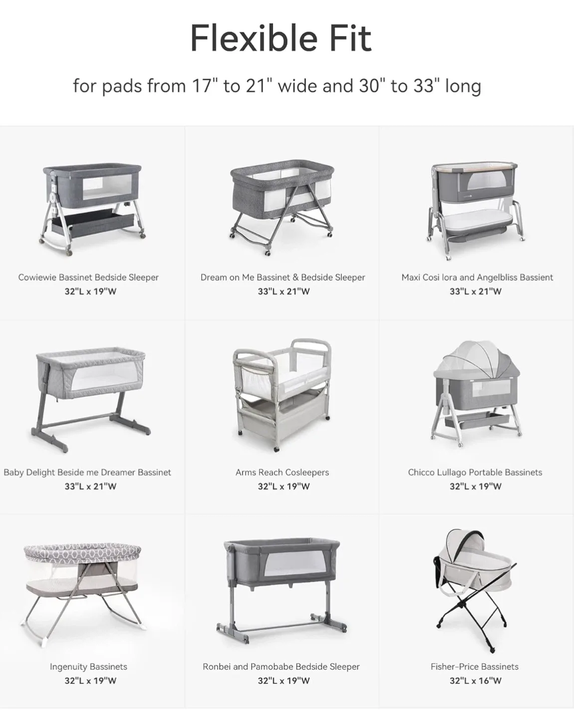 Muslin Bassinet Sheets 2 Pack - New image indicator(3)