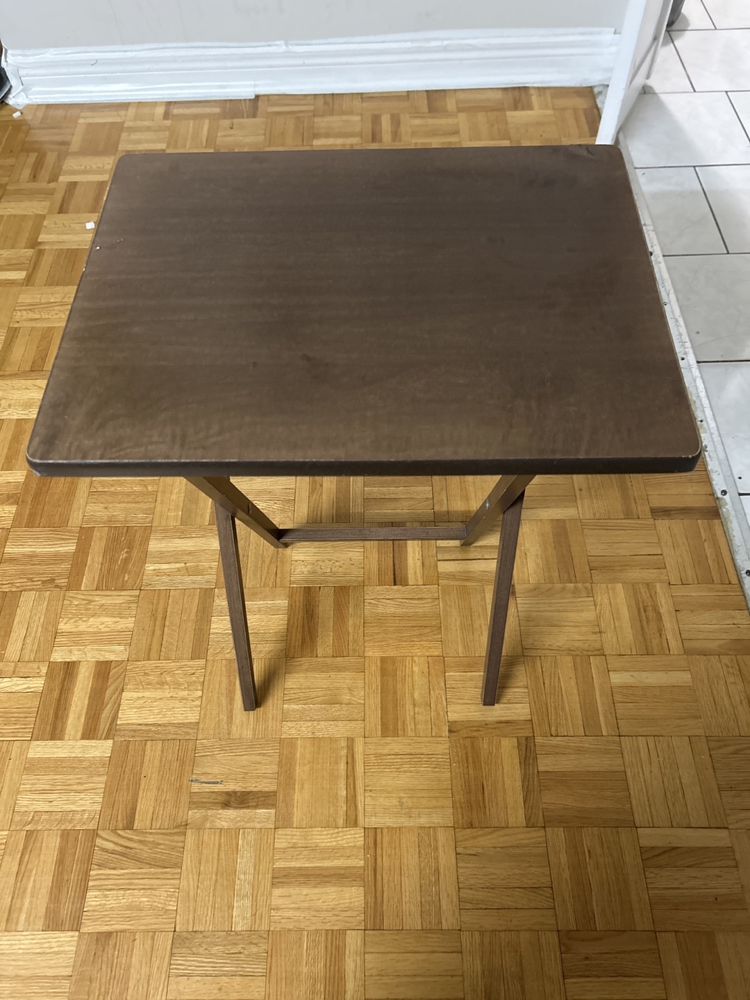 Brown Folding Table - photo 3